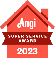 Here's an alt tag for the image: Angi Super Service Award 2023